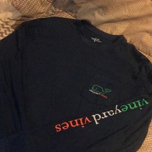 Vineyard Vines Long Sleeve Pocket Tee